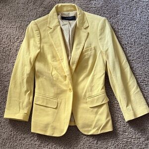The Limited Sunny Yellow Blazer